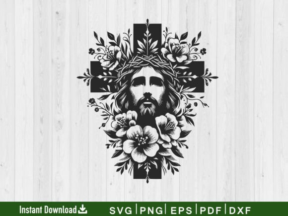 Floral Cross SVG: A Divine Graphics Asset for Crafts