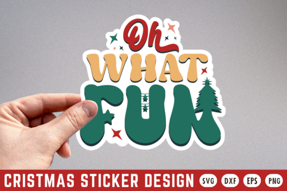 Oh What Fun SVG Design: A Must-Have for Holiday Crafts