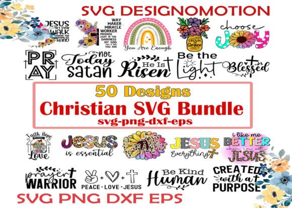 Review: 50 Retro Christian SVG Bundle for Graphic Templates
