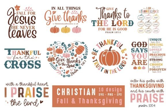 Review: Fall Thanksgiving Christian SVG Bundle