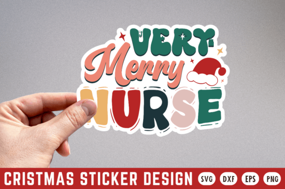 Very Merry Nurse SVG: A Perfect Graphic for Crafts
